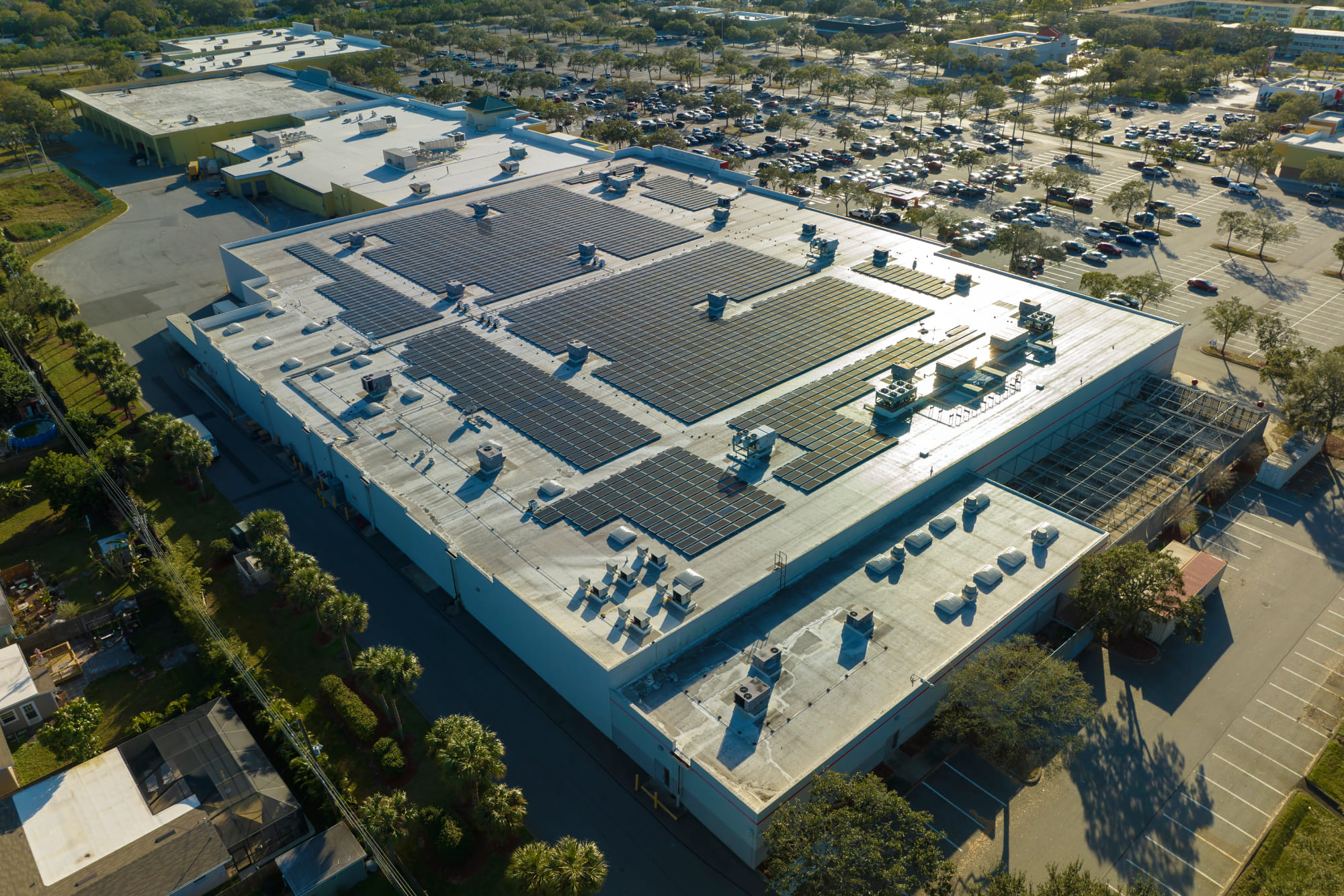 Commercial Rooftop Solar Installation