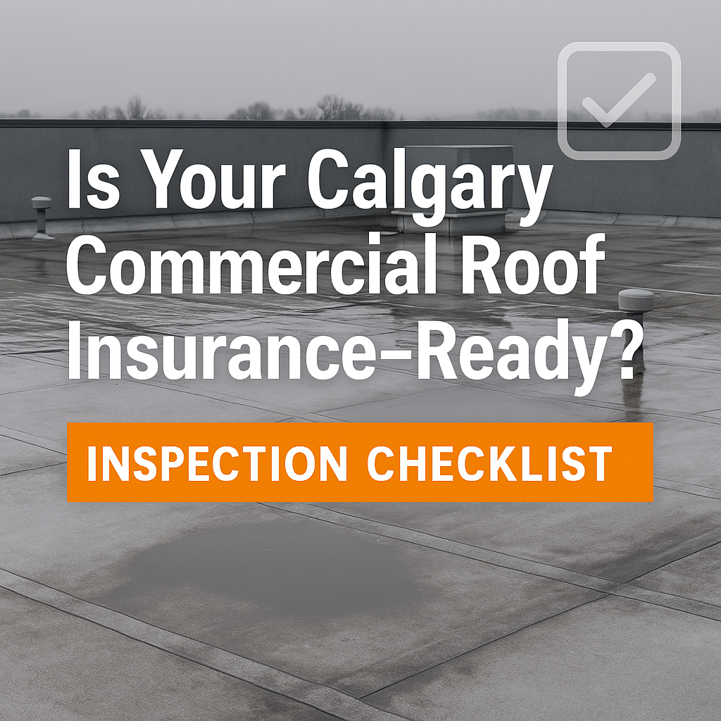 Inspection Checklist Calgary Commercial Roof Insurance How to Apply