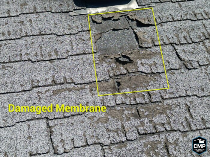 cracked flashing damaged membrane roofs how to fix near me