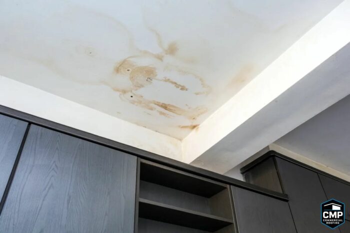 water roof leaking interior commercial roofs how to fix near me