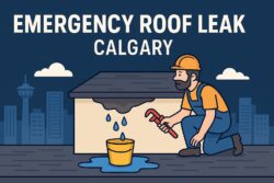 What qualifies as an emergency roof leak and what to do