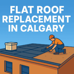 Flat roof replacement Calgary