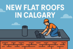 Flat roof installation Calgary