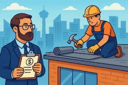 Commercial flat roof replacement in Calgary costs options timelines for property managers