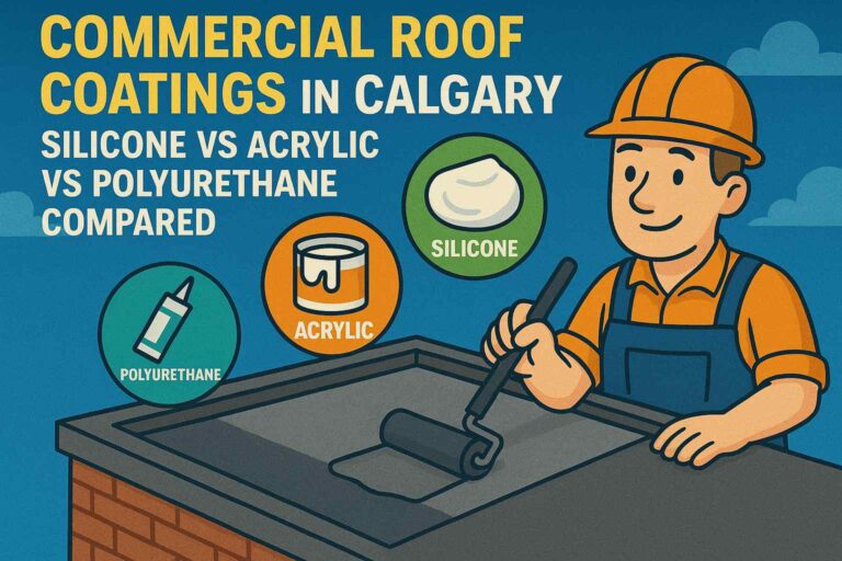 Commercial Roof Coatings in Calgary: Silicone vs Acrylic vs Polyurethane Compared