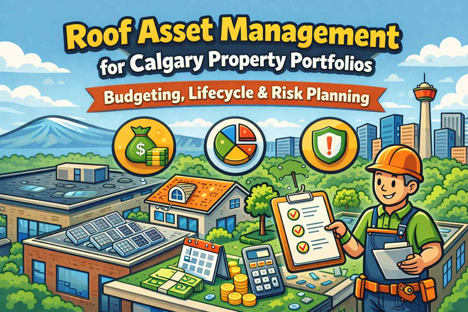Roof asset management for Calgary property portfolios budgeting lifecycle risk planning