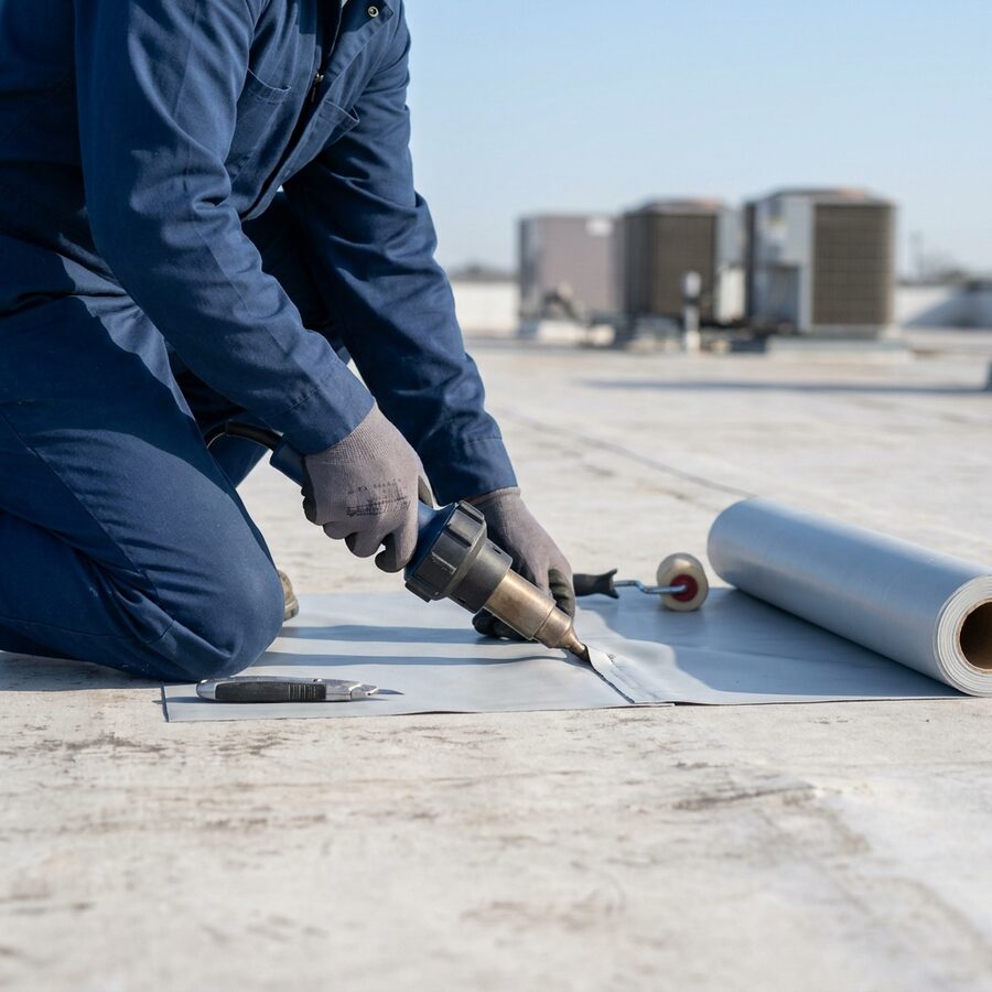 Commercial roof repair services in Calgary